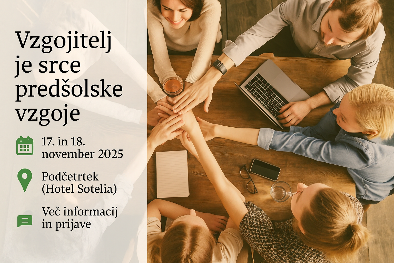 Vzgojitelj_je_srce_predsolske_vzgoje Dogodek v Portorožu - Skupnost vrtcev Slovenije